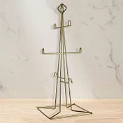 《Premier》Vertex簡約杯架 | 馬克杯 咖啡杯 茶杯 收納架 - 金6杯