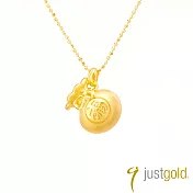 【Just Gold 鎮金店】代代有福 純金吊墜(不含鍊)