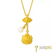 【Just Gold 鎮金店】華麗公主Kitty 黃金墜子(不含鍊)