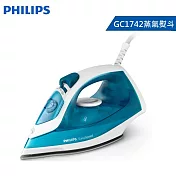 PHILIPS 飛利浦 EasySpeed 蒸氣電熨斗 GC1742  藍白色