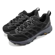 Merrell 戶外鞋 Moab Speed XTR GTX 女鞋 黑 灰藍 防水 襪套式 低筒 輕量 登山 運動鞋 ML067176