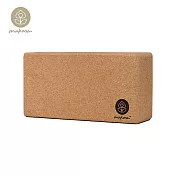 【Mukasa】軟木瑜珈磚 (S) - LOGO款 - MUK-21401