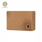 【Mukasa】軟木瑜珈磚 2.0 (M) - 曼陀羅 - MUK-24404