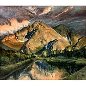 【玲廊滿藝】洪俊銘-大山大水45x53cm