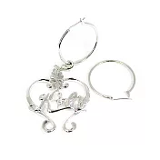 【伊飾童話】Pretty Barbie*設計款愛心耳飾組