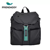 【Friendaddy】韓國輕巧時尚後背包 - 孔雀藍色 (多用途媽媽包)