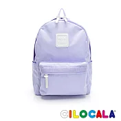 CILOCALA 亮彩尼龍防潑水後背包 (中大) 薰衣草紫