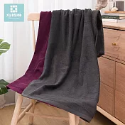 方格牌深色美容浴巾-70x135cm-2條入