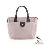 B.S.D.S冰山袋鼠 - 知性巴黎 - 優雅美學手提兩用蝙蝠包【J2023-C】 奶茶杏