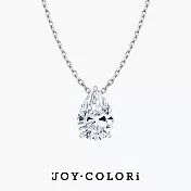 【JOY COLORi】70分 18K白金 經典恆星水滴鑽石項鍊