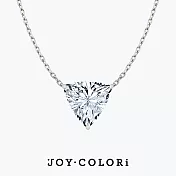 【JOY COLORi】70分 18K白金 經典恆星三角鑽石項鍊
