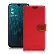 CITY For OPPO AX5s 浪漫都會支架皮套 紅色