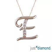 【Just Diamond】Love Letter系列 18K金鑽石墜子-E(不含鍊)