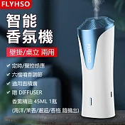 【FLYHSO】智能香氛機 白藍色