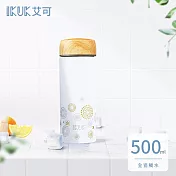 【IKUK 艾可】陶瓷保溫杯500ml瓷芯職人系列保溫瓶(業界第一全瓷觸水技術)花火白 無 花火白
