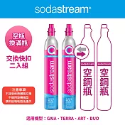 (2入組)Sodastream 交換快扣鋼瓶 425g