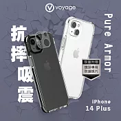VOYAGE 超軍規防摔保護殼-Pure Armor-iPhone 14 Plus(6.7＂) 白武士