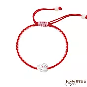 J’code真愛密碼銀飾 卡娜赫拉的小動物-草莓P助純銀編織手鍊