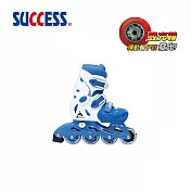 成功 入門款 硬殼可調式直排輪S0480(不含護具) 藍色 M：17-19CM