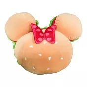 【Disney 迪士尼】迪士尼 漢堡造型大抱枕 抱枕 米妮