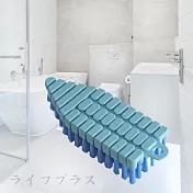 日本進口可彎曲浴刷-藍-2入組