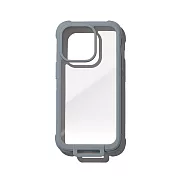 bitplay Wander Case 隨行殼 iPhone14 Pro Max-6.7吋 透明背蓋軍規防摔手機殼附風格貼紙 霧灰藍
