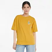 PUMA女 流行系列Downtown短袖T恤(F) 53167937 XS 芥黃