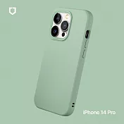 犀牛盾 iPhone 14 Pro (6.1吋) SolidSuit 經典防摔背蓋手機保護殼 - 鼠尾草綠