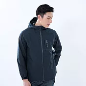 【遊遍天下】中性款防水防風透濕防曬機能連帽外套 (GJ13002) XL 午夜藍