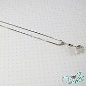 【伊飾童話】曲線白晶＊優雅風項鍊
