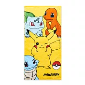 【ONEDER 旺達棉品】寶可夢皮卡丘童巾 小火龍 傑尼龜 純棉童巾毛巾  PK-DB005