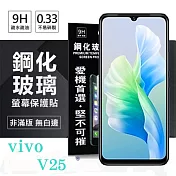 VIVO V25 超強防爆鋼化玻璃保護貼 (非滿版) 螢幕保護貼 強化玻璃 9H 0.33mm 透明