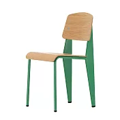 Vitra Standard 標準單椅 （淺橡木座面、春芽綠椅腳）