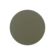 LIND DNA NUPO 皮革餐墊 （圓形、軍綠、小）