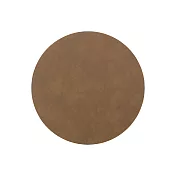 LIND DNA NUPO 皮革餐墊 （圓形、自然、小）