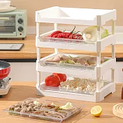 【居家cheaper】四層廚房堆疊配菜盤 火鍋料盤 燒烤料盤 材料盤 蔬菜盤 食材盤 四層款