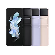 SAMSUNG Galaxy Z Flip4 原廠全覆蓋設計皮革背蓋 黑色