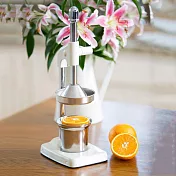 《KitchenCraft》復古過濾榨汁機 | 手壓榨汁器 手動榨汁機 - 白