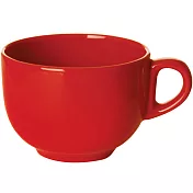 《EXCELSA》陶製湯杯 | 水杯 茶杯 咖啡杯 - 紅400ml