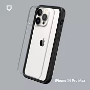 犀牛盾iPhone 14 Pro Max (6.7吋) Mod NX 防摔邊框背蓋兩用手機保護殼- 黑