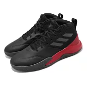 adidas 籃球鞋 Ownthegame 男鞋 黑 紅 緩震 透氣 基本款 運動鞋 愛迪達 EG0951