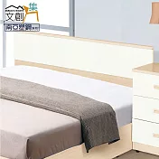 【文創集】波莎 環保5尺雙人南亞塑鋼床頭片(不含床底&床墊) 時尚雙色