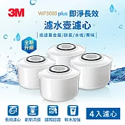 3M WP3000plus 即淨長效濾心4入裝