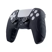 FlashFire PS5手把保護套-黑/白(適用原廠充電座) -黑色
