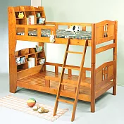 Homelike 喜家居書架型圓柱雙層床(2252)