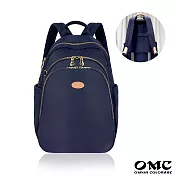 【OMC】纖美三層商務旅行後背包03288- 深海藍