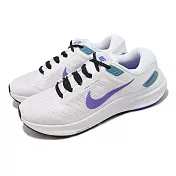 Nike 慢跑鞋 Wmns Air Zoom Structure 24 女鞋 白 紫 運動鞋 DA8570-105 24.5cm WHITE/PSYCHIC PURPLE