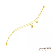 J’code真愛密碼金飾 金牛座-北歐幸運密碼黃金手鍊
