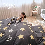 《BUHO》雙人加大三件式床包枕套組 《夢想星空》