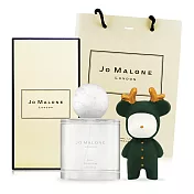 Jo Malone 合歡花香水(100ml)-地中海花園[附禮盒+提袋]+聖誕麋鹿擴香石-國際航空版